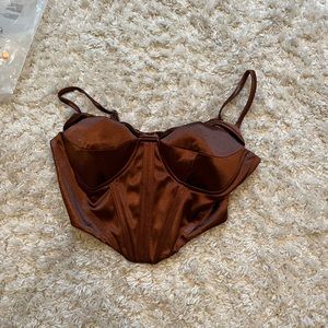 Brown Corset top